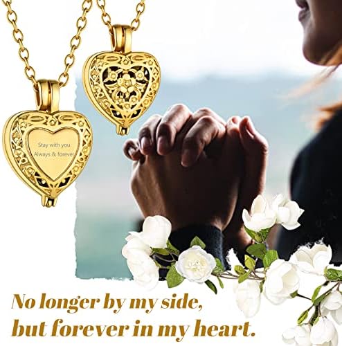GoldChic Urn Necklace for Ashes Personalized Memorial Jewelry