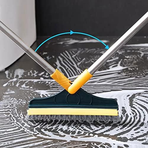 DDGURDH Hand Broom with Rotating Brush for Multi-Surface Cleaning