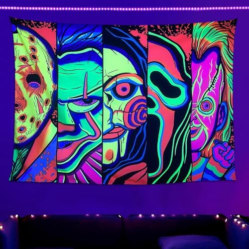 ARTCREATOR Blacklight Halloween Tapestry 29x37