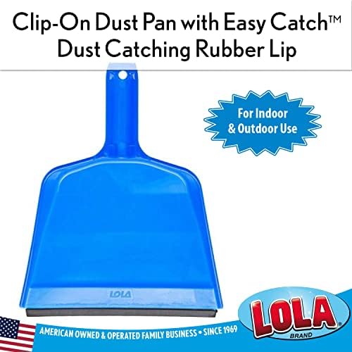 LOLA Angle Broom with Dustpan Compact 925 Indoor Cleaner