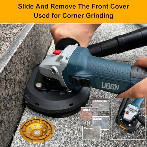 Dust Shroud for 45 and 5 Inch Angle Grinders with Vacuum Connection