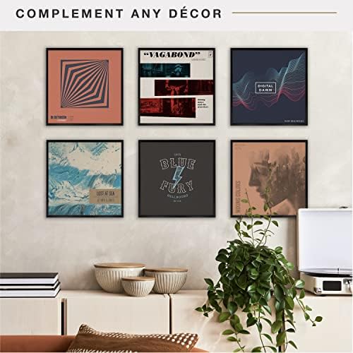 MCS Record Matte Frame 125x1255 Black 6-Pack