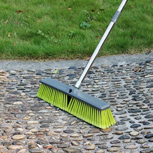 PHYEX 18 Push Broom with 47 Handle Multi-Surface Cleaning Tool