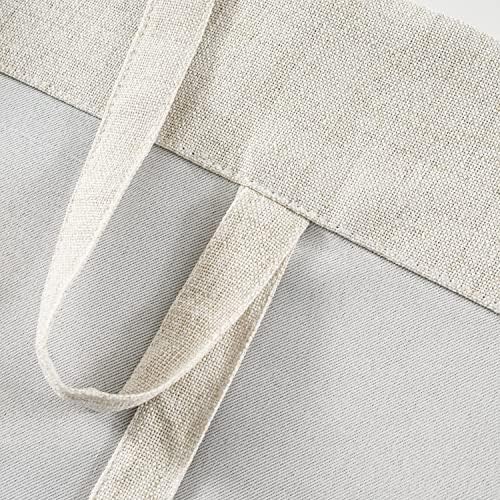 DriftAway Double Layer Linen Blackout Tie Up Curtains