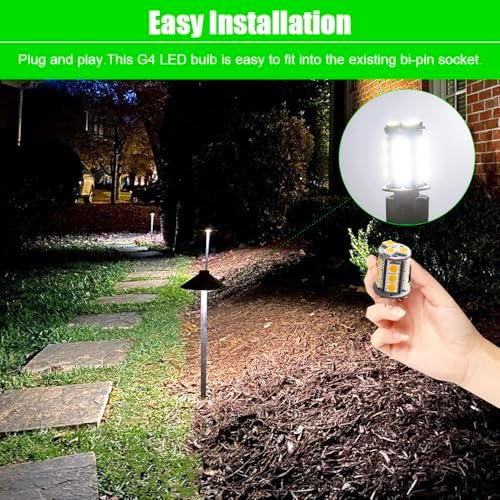 Makergroup T3 G4 Bi-pin LED Bulbs 6-Pack 3Watt Daylight White 6000K