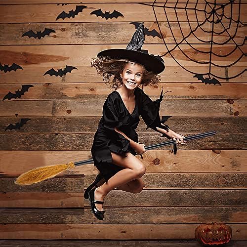 2 Pack Halloween Witch Broom Plastic Broomstick Props