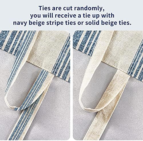 DriftAway Chris Linen Tie Up Curtain 45x63 Inch