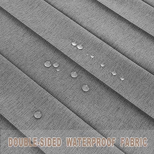 Vatge Grey Panel Curtain with Tieback