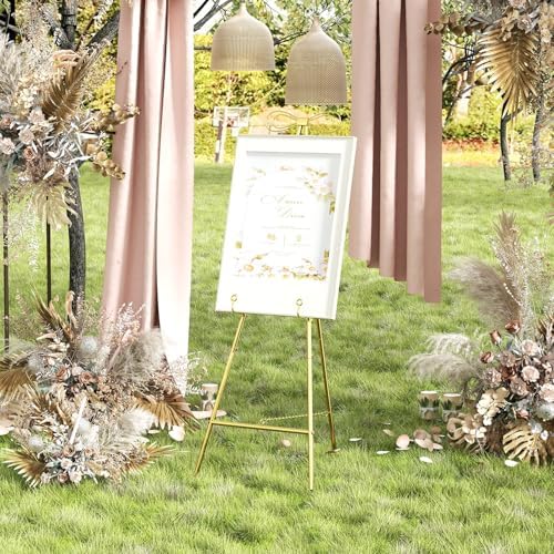 Baoz Gold Metal Easel Stand 3 Tier Display Stand